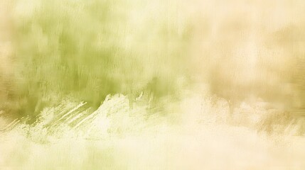 Abstract painted background in muted shades of olive and beige.