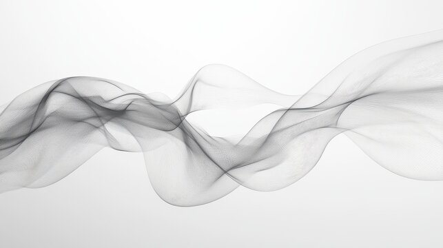 Abstract design featuring flowing, smoky shapes.