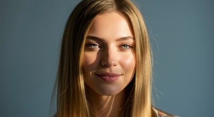 Fototapeta premium Woman with radiant smile