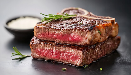 Grilled Ribeye Steaks with Rosemary