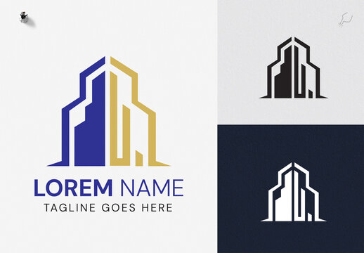 Minimalist Building and Construction Logo Template