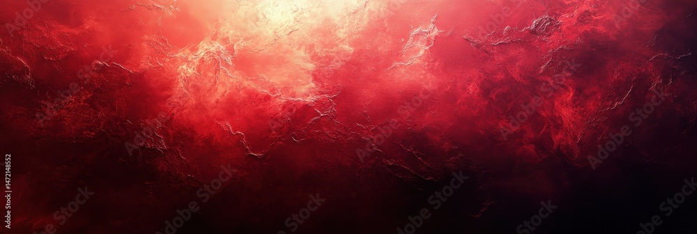 Aufkleber intense red textured background: a dramatic, crimson, and dark red gradient backdrop with a rough, s