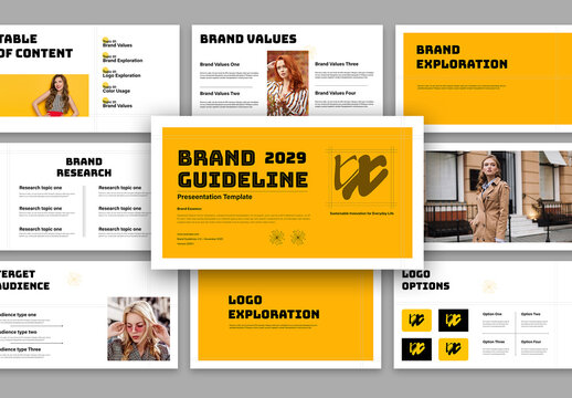 Minimal Brand Guideline Presentation Template