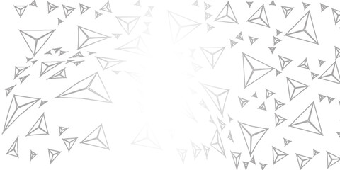 Modern geometric background with white triangle vector design in eps 10