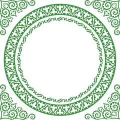 Beautiful flower art and mandala vector design