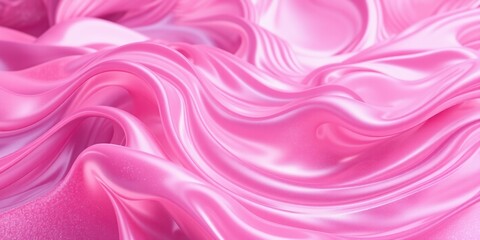 Abstract Pink and Purple Fluid Texture, Smooth Undulating Shapes