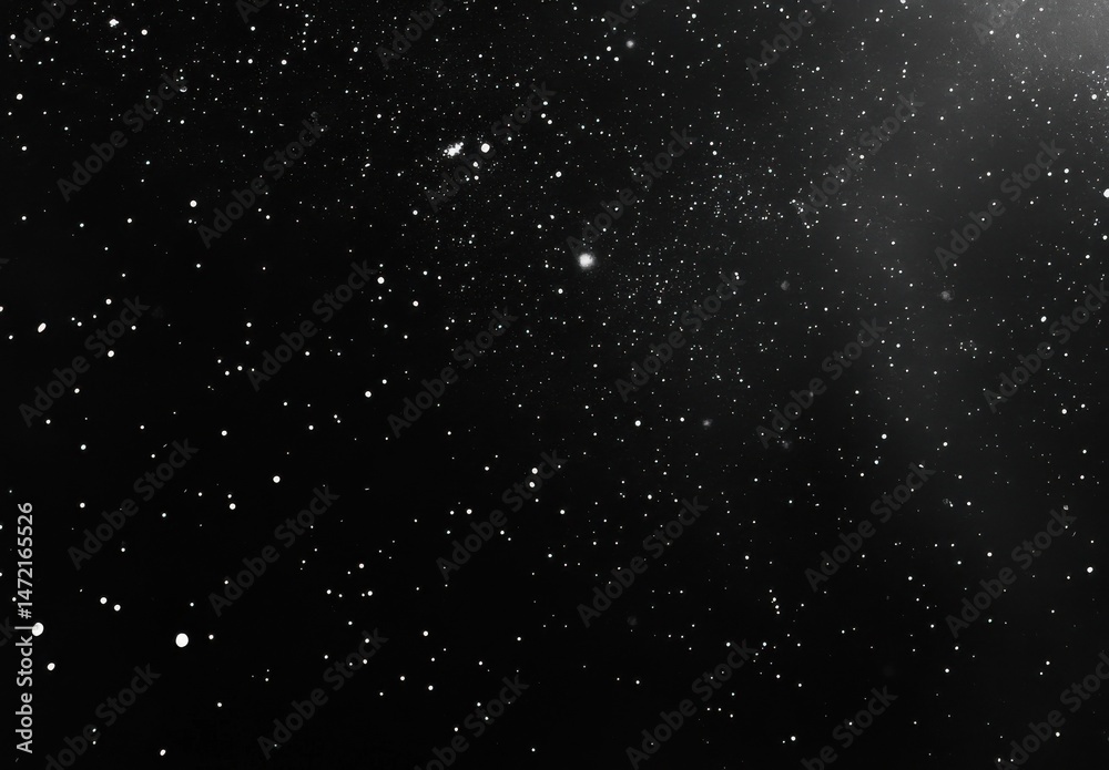 Fototapete a mesmerizing digital illustration of a star-dusted night sky, featuring countless tiny white stars 