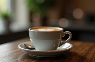 Fototapeta premium a cup of aromatic coffee