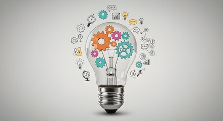 creative light bulb idea