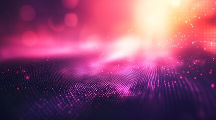 Fototapeta premium Abstract digital landscape with vibrant colors.