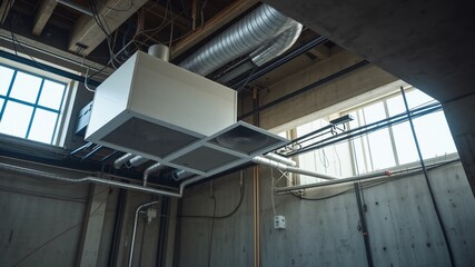 Building Under Construction - Ventilation and Cables