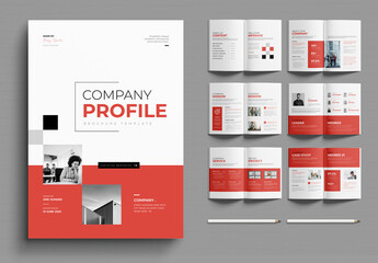 Company Profile Template Business Brochure for Corporate Branding