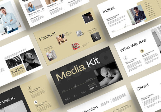 Media Kit Presentation Template