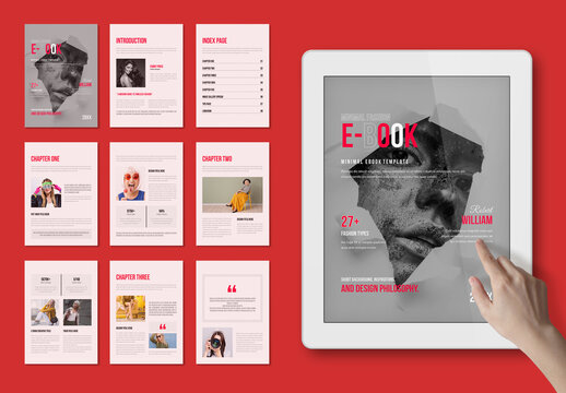 Modern Fashion Ebook Template Design