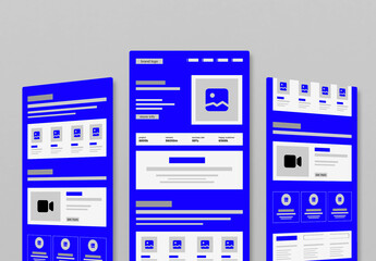 Modern Wireframe Template