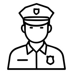policeman man icon on white background vector
Vector icon people and professions