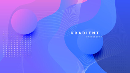 Colorful abstract background with smooth gradients, for web, banner, and presentation. 