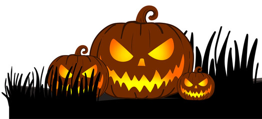 Halloween Landscape Background