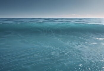 Fototapeta premium Fluid light blue gradient, ethereal, tranquil ocean vibe, smooth, artwork, ethereal, sky