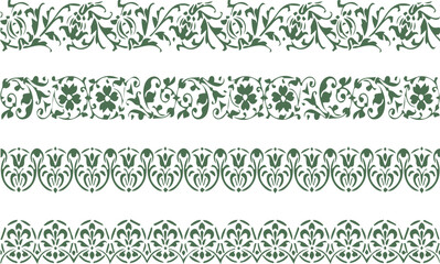 Beautiful flower art and mandala vector design