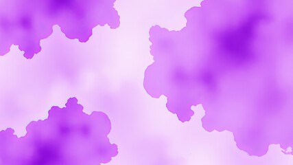 Naklejka premium Abstract purple watercolor background with soft, blended clouds and pastel shades perfect for design projects and digital art.