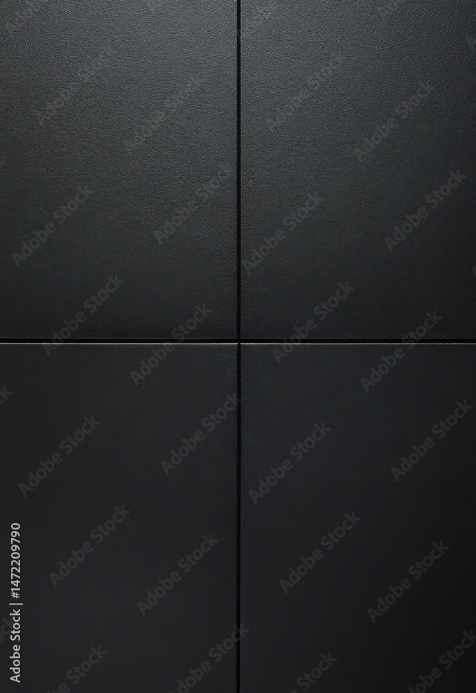 Aufkleber dark, textured surface divided into four sections by thin, black lines, creating a seamless, minimal