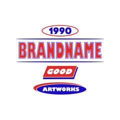 Streetwear typography quotes design for clothing, vector format