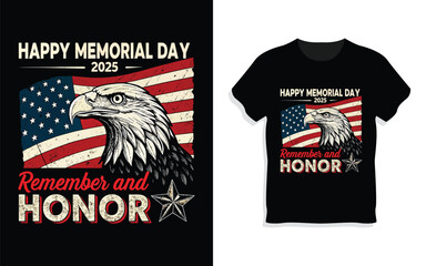 T-Shirt MockapVeteran's Memorial Day US Army American TShirt Design