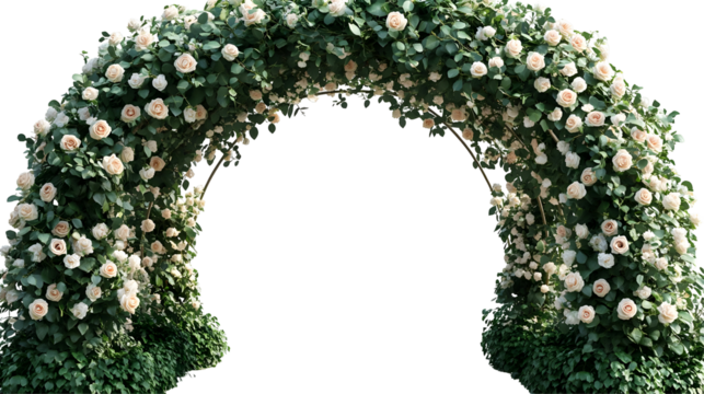 Floral Archway Background Image