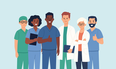 Diverse Group of Healthcare Professionals