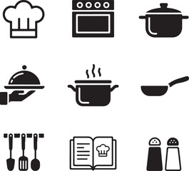 Essential Kitchenware Utensils Silhouette Set

Cooking Tools and Gadgets Vector Design

Minimalist Kitchen Items Silhouette Art

Chef’s Favorite Kitchenware Vector Scene

Pots, Pans & Cutlery Silhouet