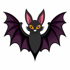bat cartoon vector 