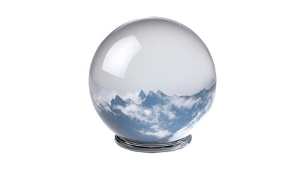 Business prediction concept with crystal sphere