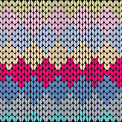 Yarn seamless pattern, yarn texture background, Seamless knitted detailed pattern. Vector illustration with closeup texture for wallpaper, background, web page backdrop, wrapping paper, winter design.
