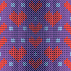 Yarn seamless pattern, yarn texture background, Seamless knitted detailed pattern. Vector illustration with closeup texture for wallpaper, background, web page backdrop, wrapping paper, winter design.