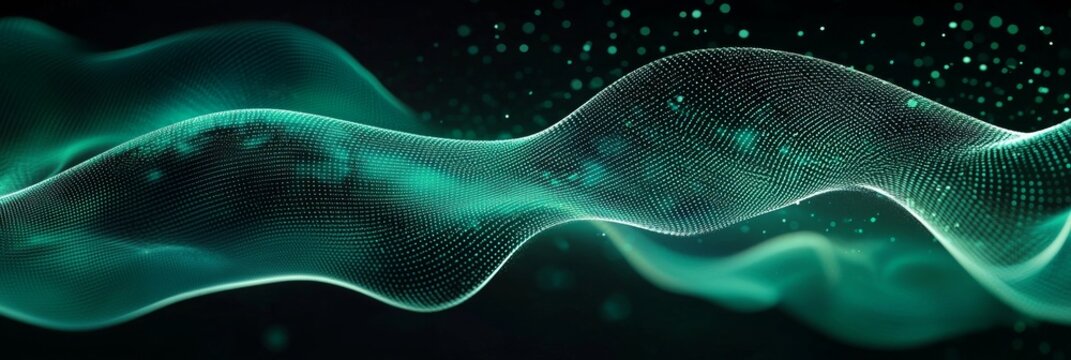 An abstract green background ideal for artistic wallpaper.