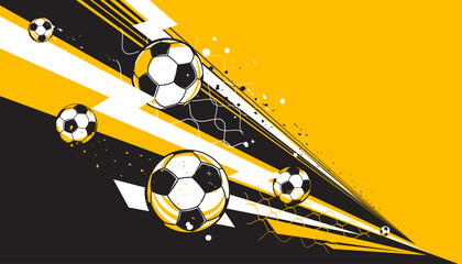 Football or soccer background design. The sport concept  © Manovector