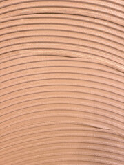 Troweled Cement Adhesive on Subfloor Before Laying Ceramic Tiles