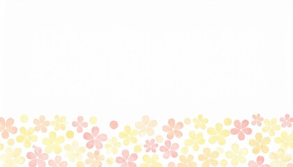 Obraz premium Breezy spring blossoms dance garden floral background soft colors aesthetic atmosphere nature concept