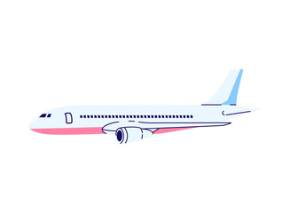 Illustration of an Space Airplane Cartoon Element