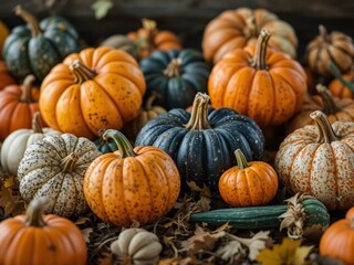 Fall Harvest: A Collection of Unique Heirloom Pumpkins