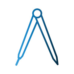Drawing Compass icon design template