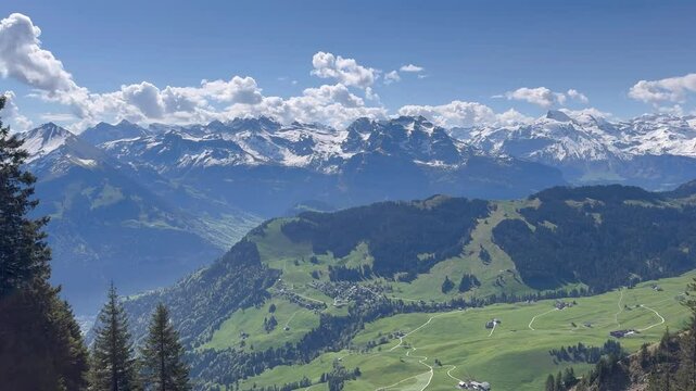 The Majesty of Central Switzerland from Above