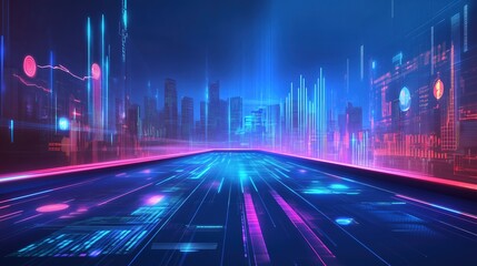 Neon Cyberpunk Cityscape