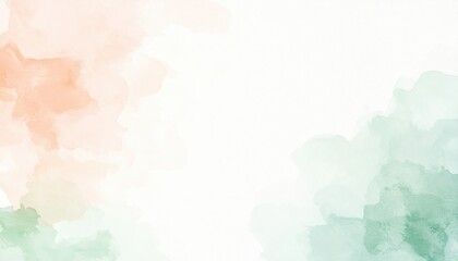 Obraz premium Calm abstract watercolor painting creative space digital art soft colors artistic style visual harmony