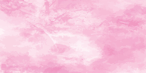 Fantasy smooth light pink, white shades and pink watercolor paper textured illustration for grunge design, vintage card, templates. Pastel ink colors wet effect hand drawn canvas aquarelle background