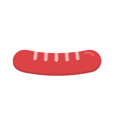 hot dog on white background