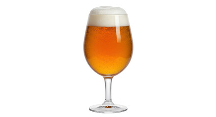 Isolated Beer Glass