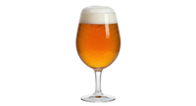 Isolated Beer Glass
