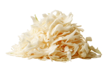 [Transparent Background PNG]Sliced White Cabbage Food Product